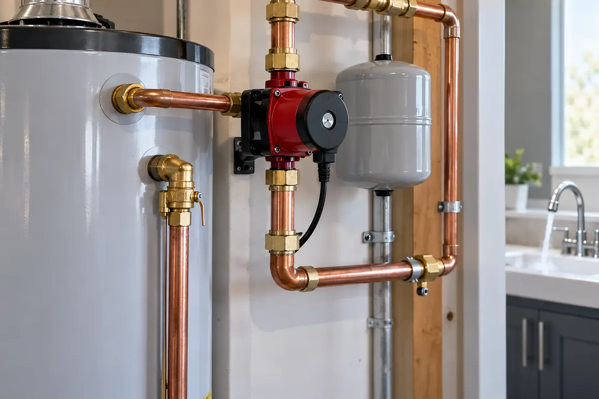 Illustration: Hot-water circulation pump