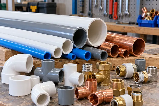 Illustration: Pipes and fittings