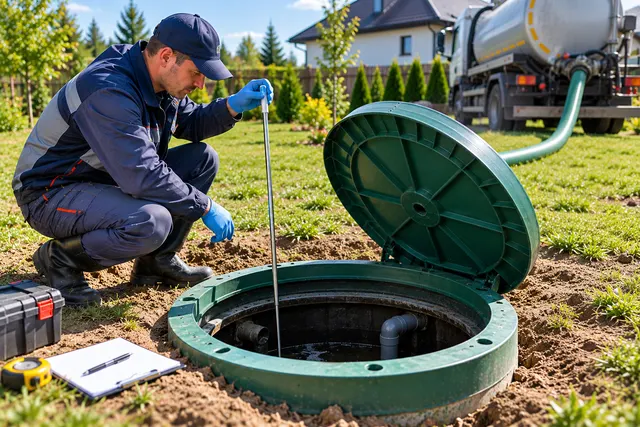 Illustration: Septic inspection